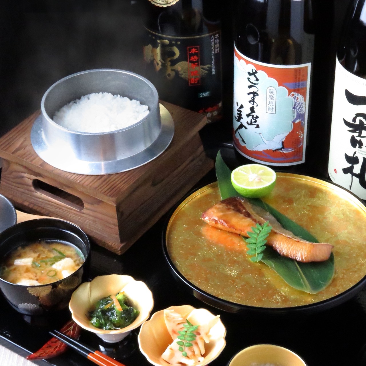 炊きたて釜ご飯と焼き魚御膳