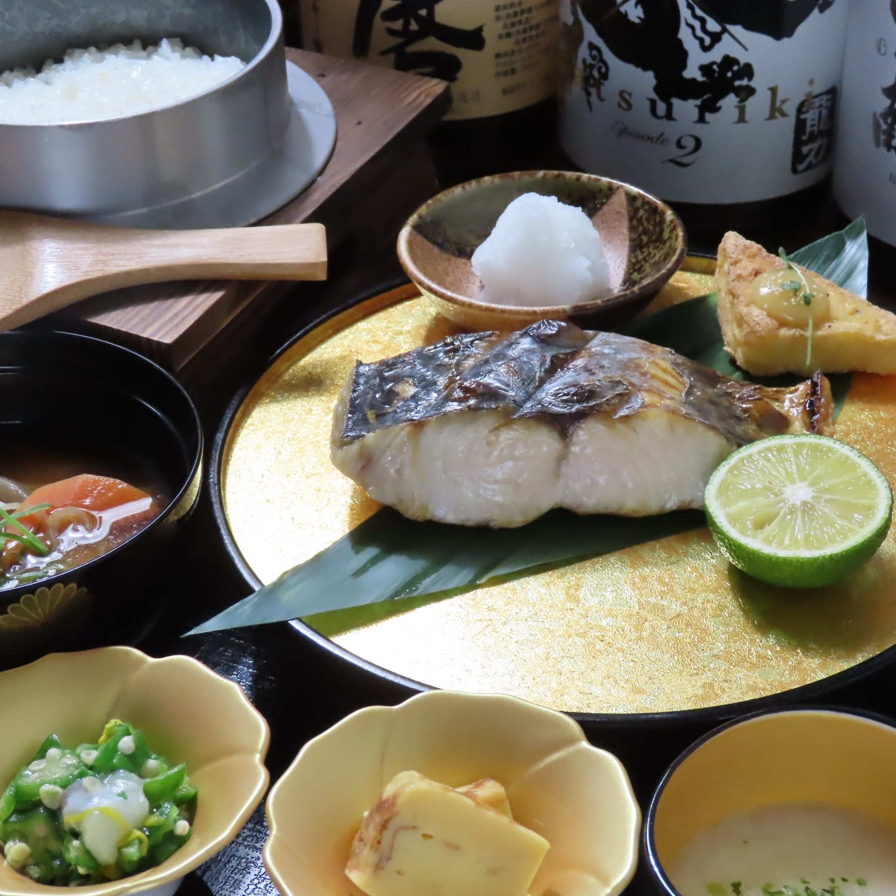 さわらの炭干し御膳（約140g）